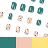 12 Sizes-24 Pcs Press On Nails JP1488
