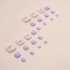 12 Sizes-24 Pcs Press On Nails F121