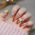 12 Sizes-24 Pcs Press On Nails Z503