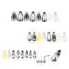 12 Sizes-24 Pcs Press On Nails JP3845