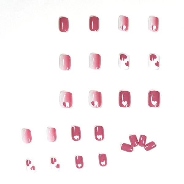 12 Sizes-24 Pcs Press On Nails JP1021