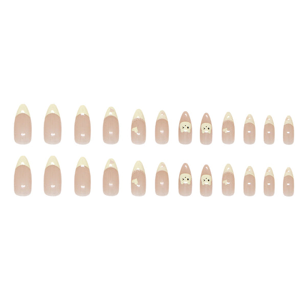 12 Sizes-24 Pcs Press On Nails R940