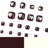 12 Sizes-24 Pcs Press On Nails JP1666
