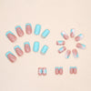 12 Sizes-24 Pcs Press On Nails Z625