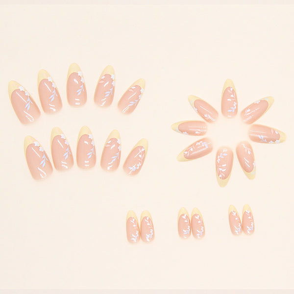 12 Sizes-24 Pcs Press On Nails W527
