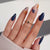 12 Sizes-24 Pcs Press On Nails W1855