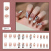 12 Sizes-24 Pcs Press On Nails Z641