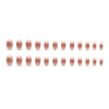 12 Sizes-24 Pcs Press On Nails R676