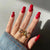 12 Sizes-24 Pcs Press On Nails JP2070