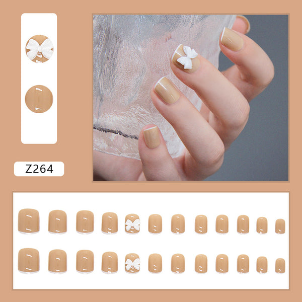 12 Sizes-24 Pcs Press On Nails Z243
