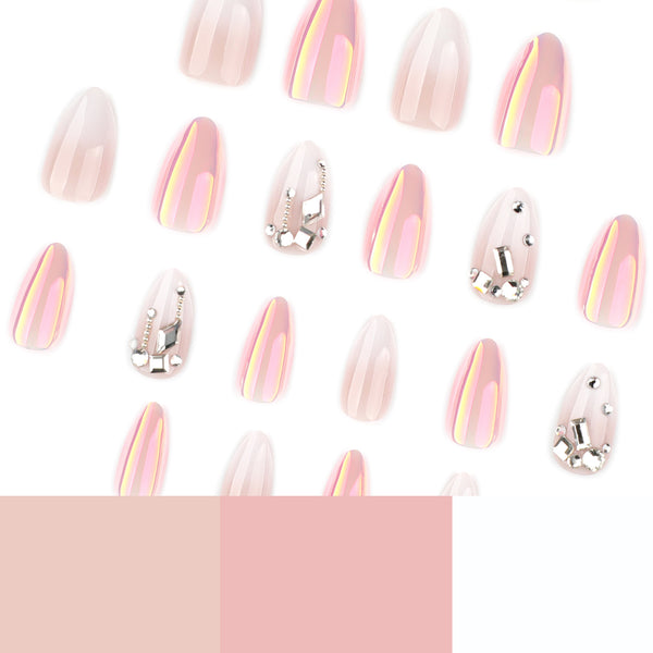 12 Sizes-24 Pcs Press On Nails JP4064