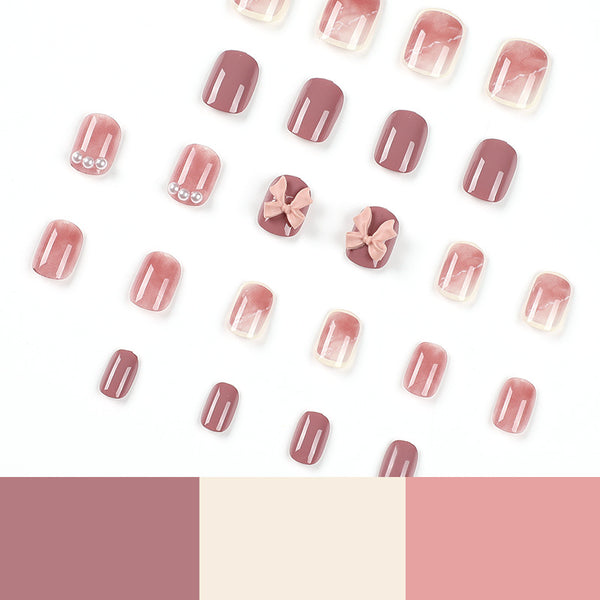 12 Sizes-24 Pcs Press On Nails JP1116