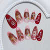 12 Sizes-24 Pcs Press On Nails W2085