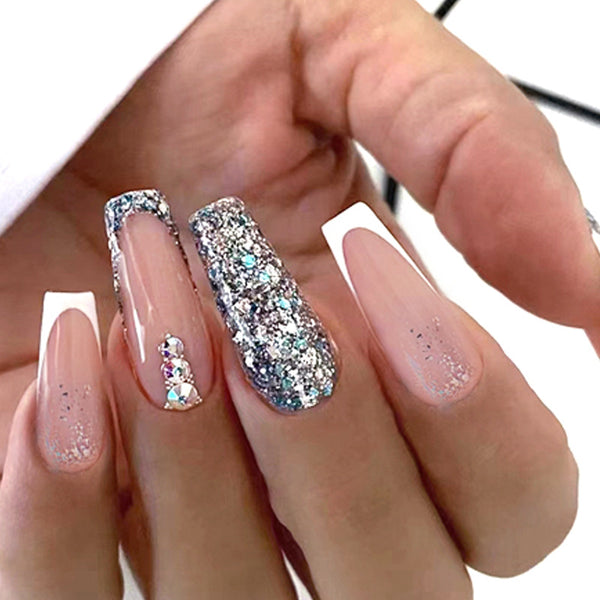 12 Sizes-24 Pcs Press On Nails Z653