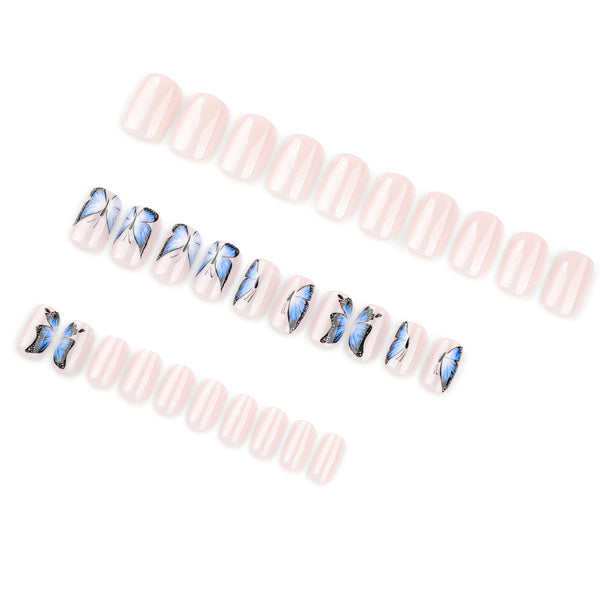 12 Sizes-24 Pcs Press On Nails JP3954