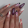 12 Sizes-24 Pcs Press On Nails C1376
