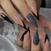 12 Sizes-24 Pcs Press On Nails BZ1417