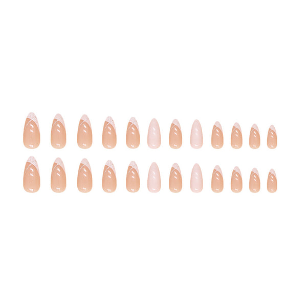 12 Sizes-24 Pcs Press On Nails W1490