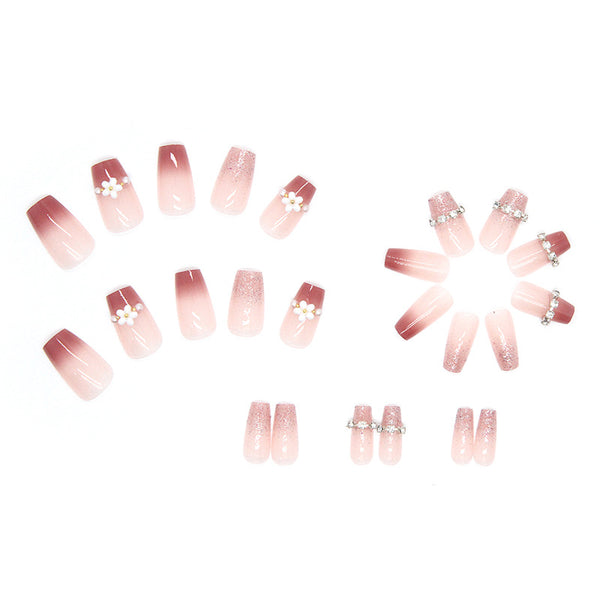 12 Sizes-24 Pcs Press On Nails Z459