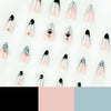 12 Sizes-24 Pcs Press On Nails JP2255