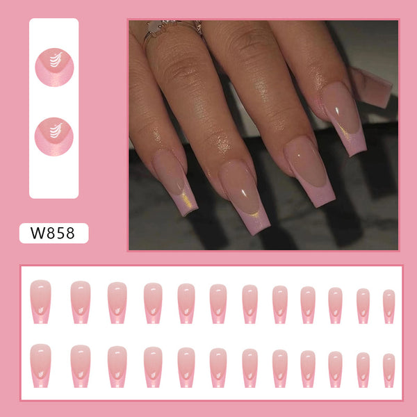 12 Sizes-24 Pcs Press On Nails W858