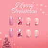 12 Sizes-24 Pcs Press On Nails C1286