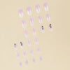 12 Sizes-24 Pcs Press On Nails D004