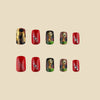 12 Sizes-24 Pcs Press On Nails y2068-z-24