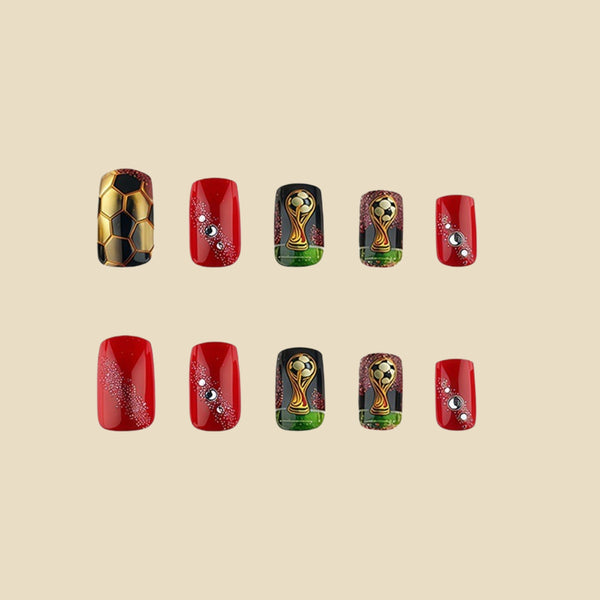 12 Sizes-24 Pcs Press On Nails y2068-z-24