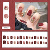 12 Sizes-24 Pcs Press On Nails S002