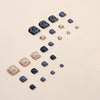12 Sizes-24 Pcs Press On Nails F042