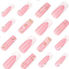 12 Sizes-24 Pcs Press On Nails JP4338