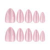 12 Sizes-24 Pcs Press On Nails JP4205