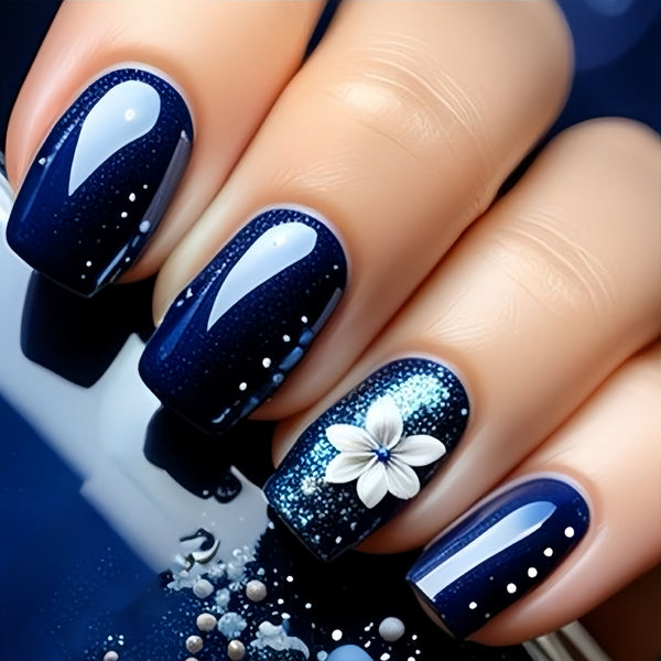 12 Sizes-24 Pcs Press On Nails Y1433