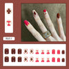 12 Sizes-24 Pcs Press On Nails R642