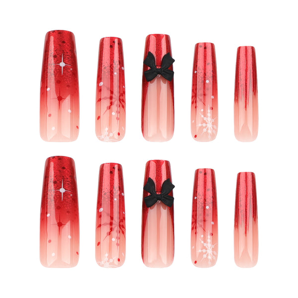 12 Sizes-24 Pcs Press On Nails JP3449