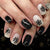 12 Sizes-24 Pcs Press On Nails C1268