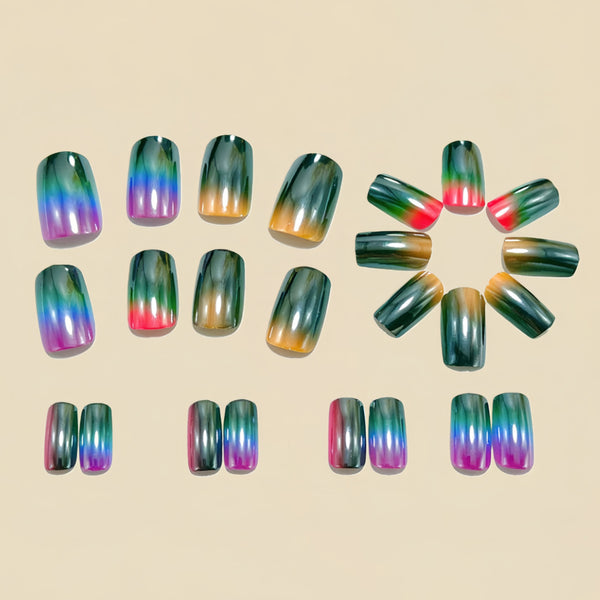 12 Sizes-24 Pcs Press On Nails Y1809