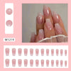 12 Sizes-24 Pcs Press On Nails W1219