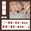12 Sizes-24 Pcs Press On Nails R844