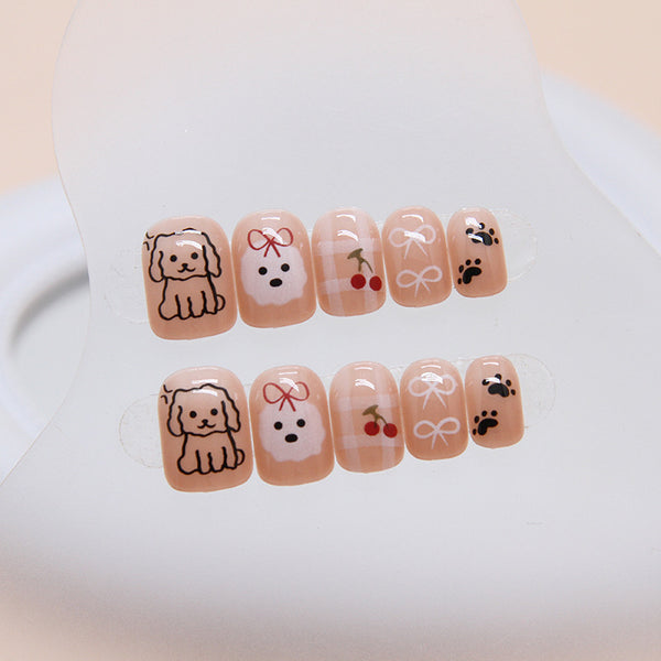 12 Sizes-24 Pcs Press On Nails R860