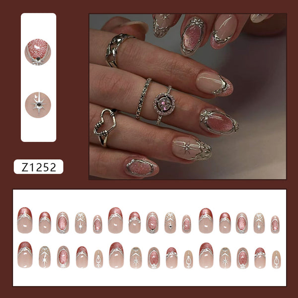 30 Pcs Press On Nails Z1252