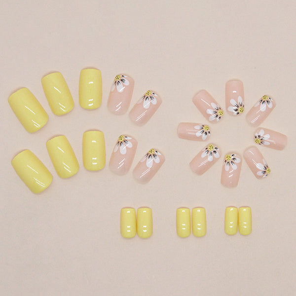 12 Sizes-24 Pcs Press On Nails W1100