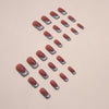 12 Sizes-24 Pcs Press On Nails W1369
