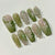 12 Sizes-24 Pcs Press On Nails Z989
