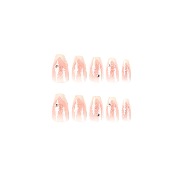 12 Sizes-24 Pcs Press On Nails JP2325