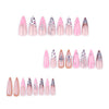 12 Sizes-24 Pcs Press On Nails JP3849