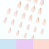 12 Sizes-24 Pcs Press On Nails JP1694