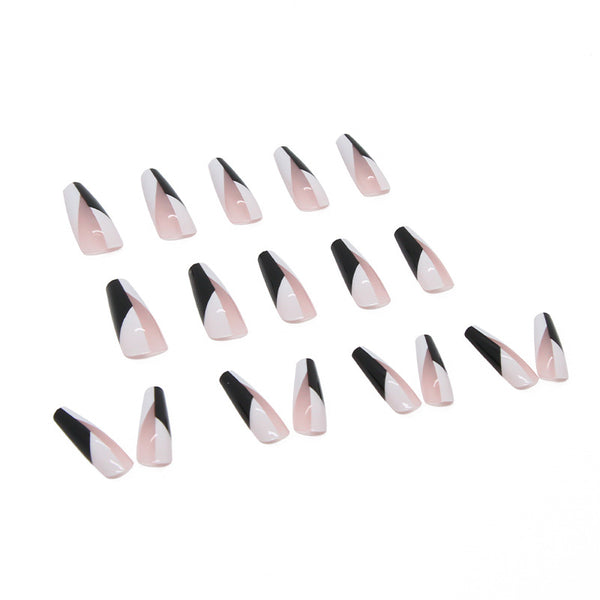 12 Sizes-24 Pcs Press On Nails W046