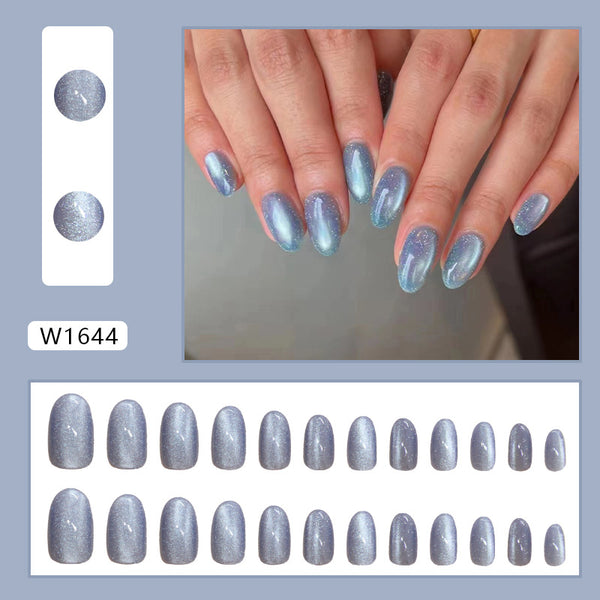 12 Sizes-24 Pcs Press On Nails W1644